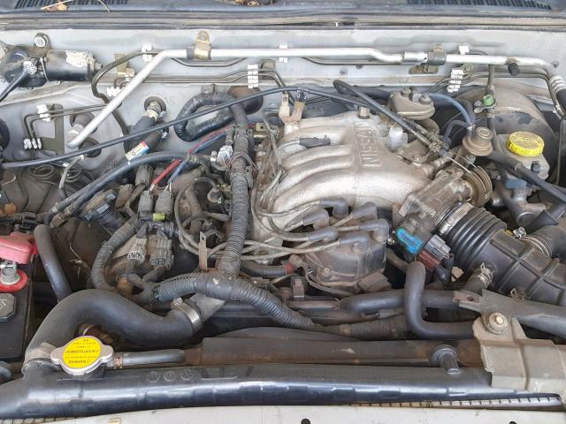 1N6ED27T73C457880 - 2003 NISSAN FRONTIER C SILVER photo 7