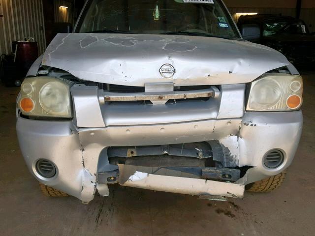 1N6ED27T73C457880 - 2003 NISSAN FRONTIER C SILVER photo 9