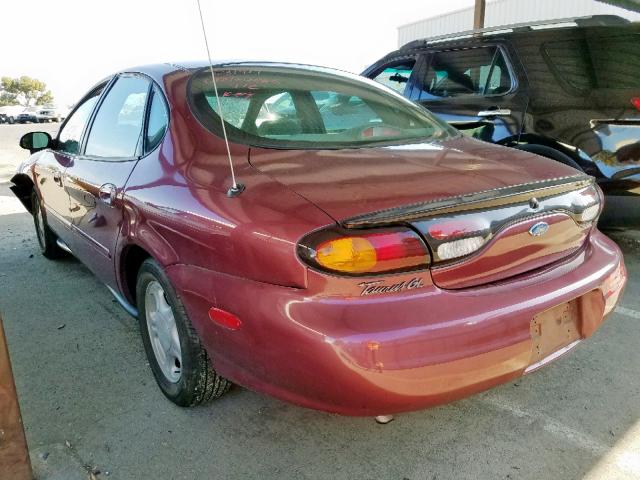 1FALP52U4TA160523 - 1996 FORD TAURUS GL MAROON photo 3