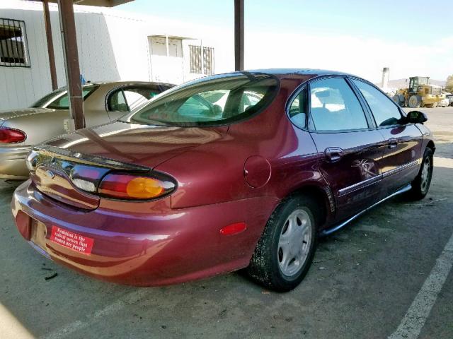 1FALP52U4TA160523 - 1996 FORD TAURUS GL MAROON photo 4