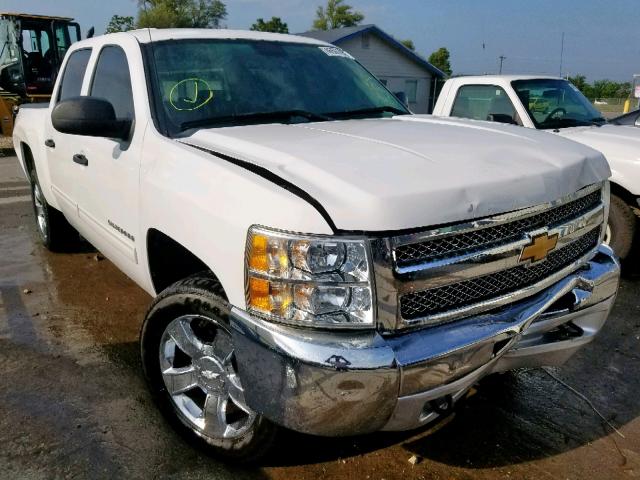 3GCPKSEA1CG105345 - 2012 CHEVROLET SILVERADO WHITE photo 1