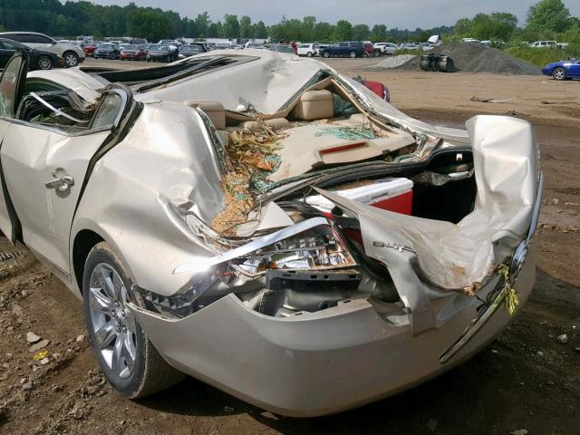 1G4GC5ED4BF213673 - 2011 BUICK LACROSSE C BEIGE photo 10