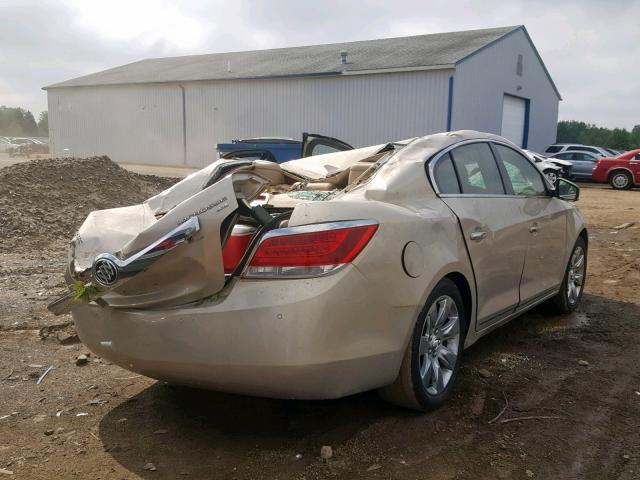 1G4GC5ED4BF213673 - 2011 BUICK LACROSSE C BEIGE photo 4