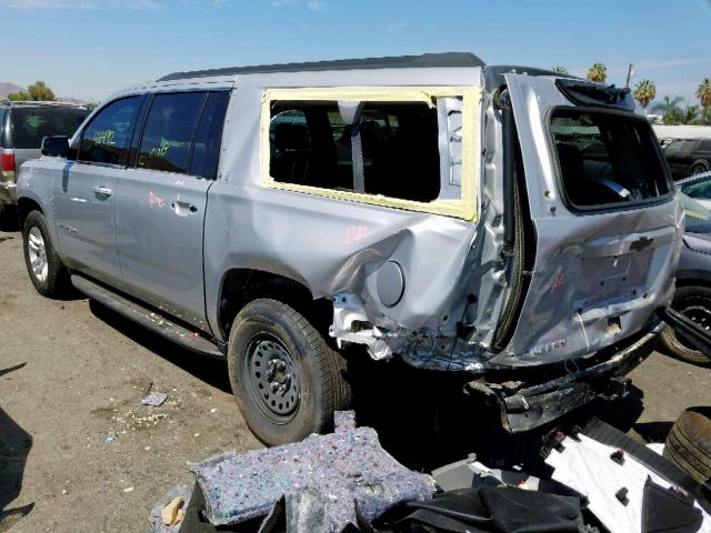 1GNSKHKC2JR142380 - 2018 CHEVROLET SUBURBAN K GRAY photo 3