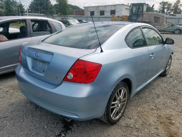 JTKDE177X50034409 - 2005 TOYOTA SCION TC ლურჯი ფოტო 4