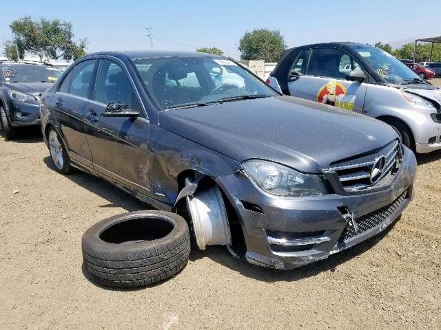 WDDGF4HB9ER314362 - 2014 MERCEDES-BENZ C 250 GRAY photo 1