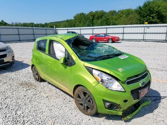 KL8CA6S92EC586952 - 2014 CHEVROLET SPARK LS GREEN photo 1