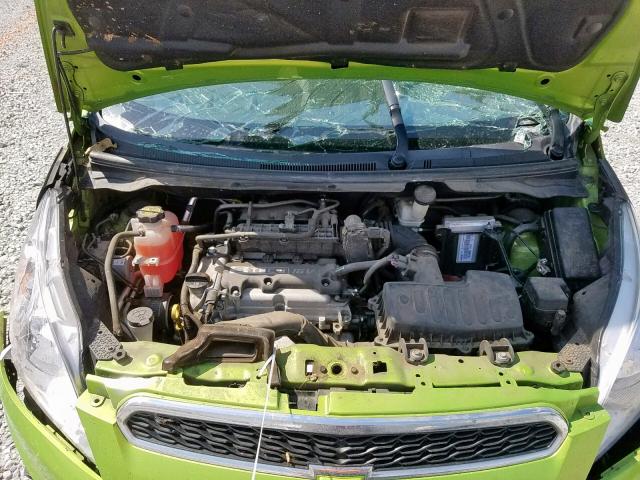 KL8CA6S92EC586952 - 2014 CHEVROLET SPARK LS GREEN photo 7