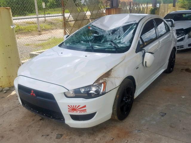 JA32U2FU3FU018561 - 2015 MITSUBISHI LANCER ES WHITE photo 2