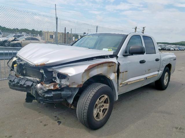 1D7HW48NX5S205058 - 2005 DODGE DAKOTA QUA BEIGE photo 2