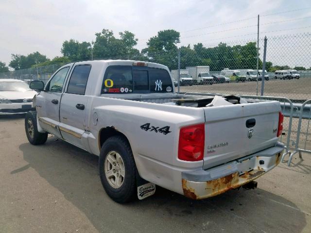 1D7HW48NX5S205058 - 2005 DODGE DAKOTA QUA BEIGE photo 3