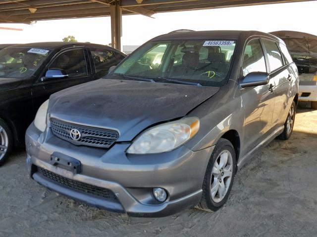 2T1KR32E67C666739 - 2007 TOYOTA COROLLA MA GRAY photo 2