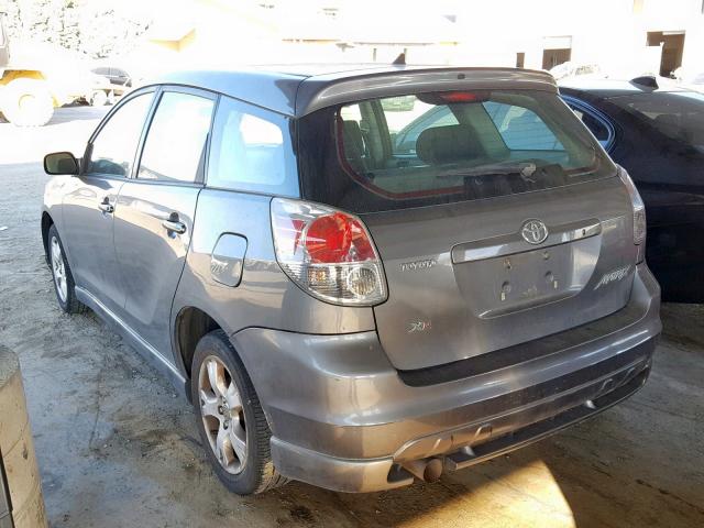 2T1KR32E67C666739 - 2007 TOYOTA COROLLA MA GRAY photo 3