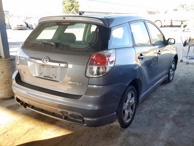2T1KR32E67C666739 - 2007 TOYOTA COROLLA MA GRAY photo 4