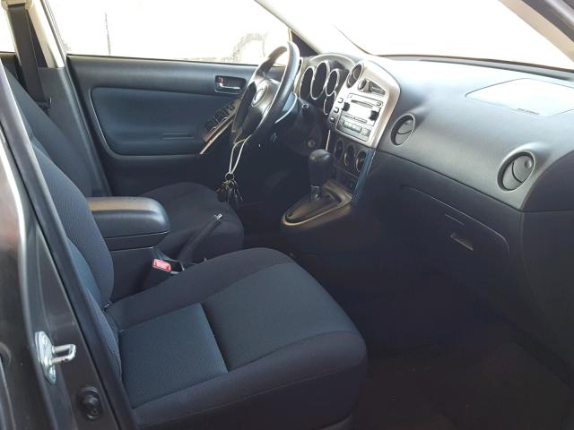 2T1KR32E67C666739 - 2007 TOYOTA COROLLA MA GRAY photo 5