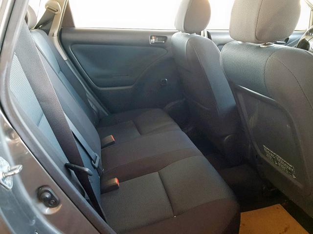 2T1KR32E67C666739 - 2007 TOYOTA COROLLA MA GRAY photo 6