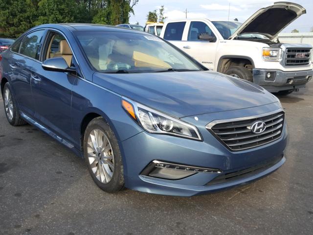 5NPE34AF4FH255219 - 2015 HYUNDAI SONATA SPO GRAY photo 1