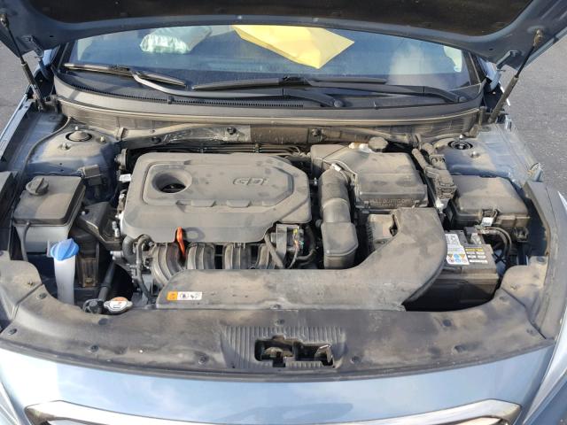 5NPE34AF4FH255219 - 2015 HYUNDAI SONATA SPO GRAY photo 7