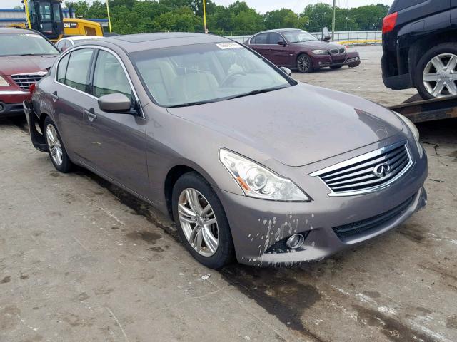 JN1CV6AP8AM407462 - 2010 INFINITI G37 BASE TAN photo 1