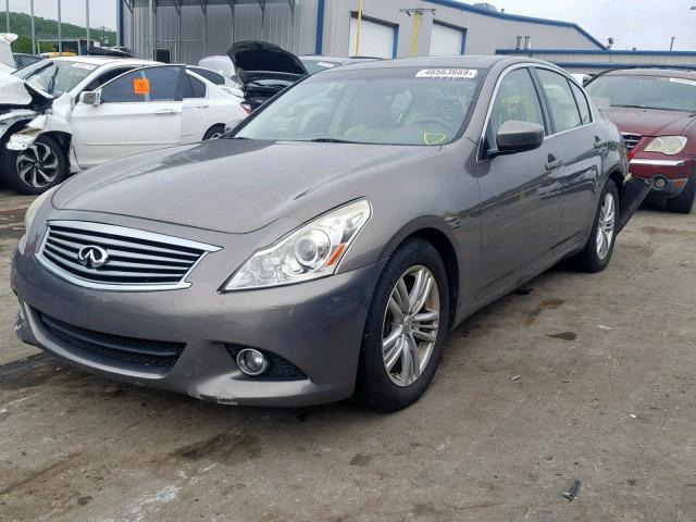 JN1CV6AP8AM407462 - 2010 INFINITI G37 BASE TAN photo 2