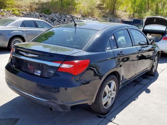 1C3CCBAB6DN560697 - 2013 CHRYSLER 200 LX BLACK photo 4