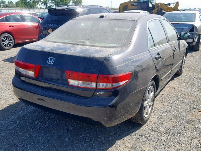 1HGCM66864A059315 - 2004 HONDA ACCORD EX BLACK photo 4