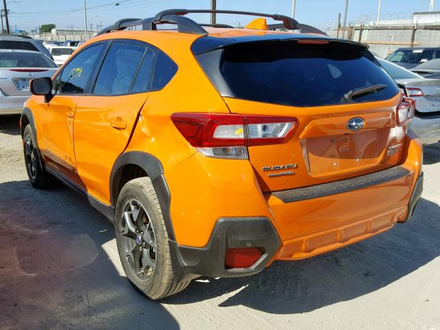 JF2GTADC9J8340090 - 2018 SUBARU CROSSTREK ORANGE photo 3