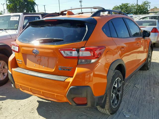 JF2GTADC9J8340090 - 2018 SUBARU CROSSTREK ORANGE photo 4