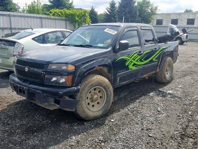 1GCDT136448184946 - 2004 CHEVROLET COLORADO BLACK photo 2