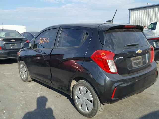 KL8CA6SA3GC568649 - 2016 CHEVROLET SPARK LS BLACK photo 3