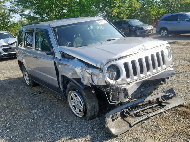 1C4NJRBB4HD105635 - 2017 JEEP PATRIOT SP GRAY photo 1