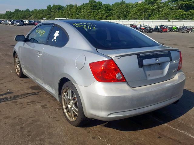 JTKDE177X50020414 - 2005 TOYOTA SCION TC ვერცხლისფერი ფოტო 3