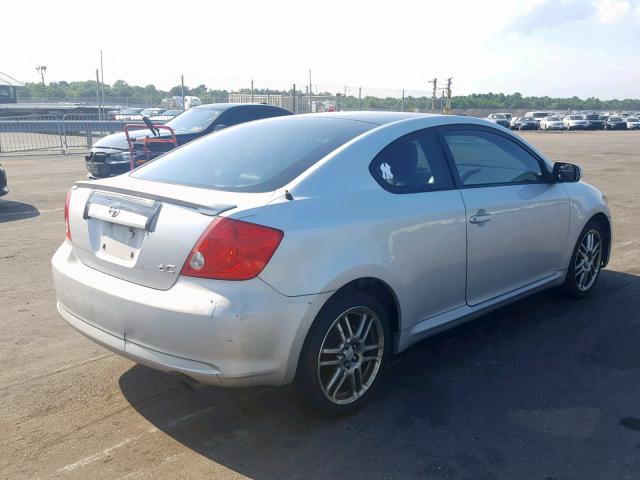 JTKDE177X50020414 - 2005 TOYOTA SCION TC ვერცხლისფერი ფოტო 4