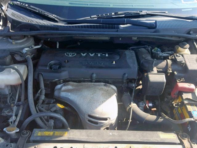 JTKDE177X50020414 - 2005 TOYOTA SCION TC ვერცხლისფერი ფოტო 7