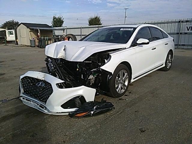 5NPE34AF2JH698428 - 2018 HYUNDAI SONATA SPO WHITE photo 2