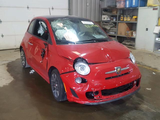 3C3CFFFHXFT598710 - 2015 FIAT 500 ABARTH RED photo 1