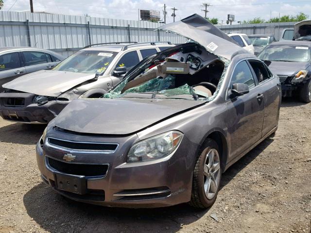 1G1ZC5E0XAF191924 - 2010 CHEVROLET MALIBU 1LT 棕色 照片 2