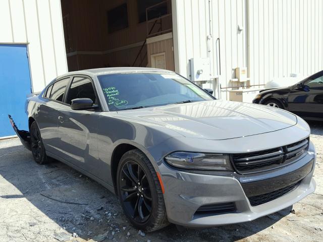 2C3CDXBG8JH202901 - 2018 DODGE CHARGER SX GRAY photo 1