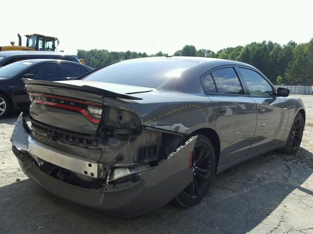 2C3CDXBG8JH202901 - 2018 DODGE CHARGER SX GRAY photo 4