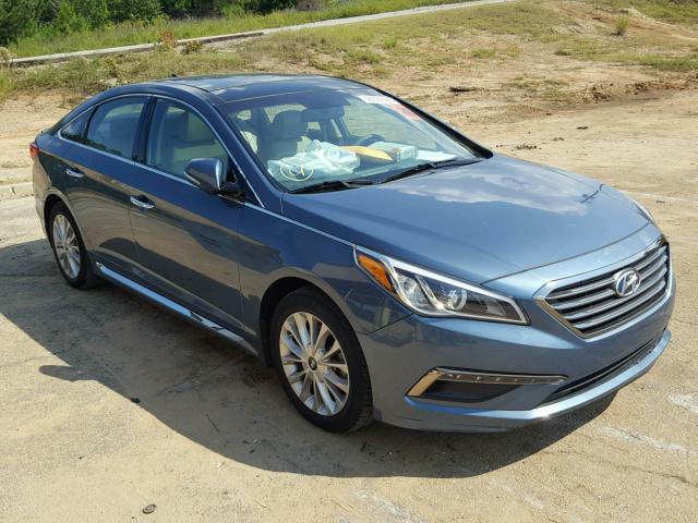 5NPE34AF9FH230526 - 2015 HYUNDAI SONATA SPO BLUE photo 1