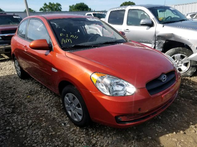 KMHCM36C19U125434 - 2009 HYUNDAI ACCENT GS ORANGE photo 1