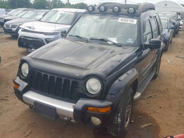 1J4GL38K93W506080 - 2003 JEEP LIBERTY RE BLACK photo 2