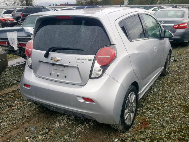 KL8CL6S06EC430716 - 2014 CHEVROLET SPARK EV 2 SILVER photo 4