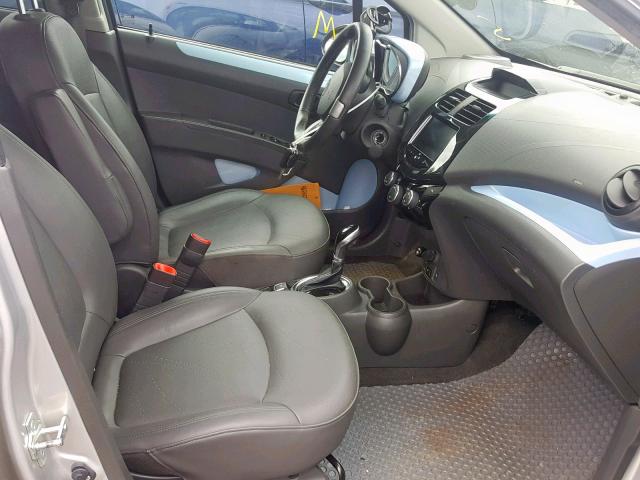 KL8CL6S06EC430716 - 2014 CHEVROLET SPARK EV 2 SILVER photo 5