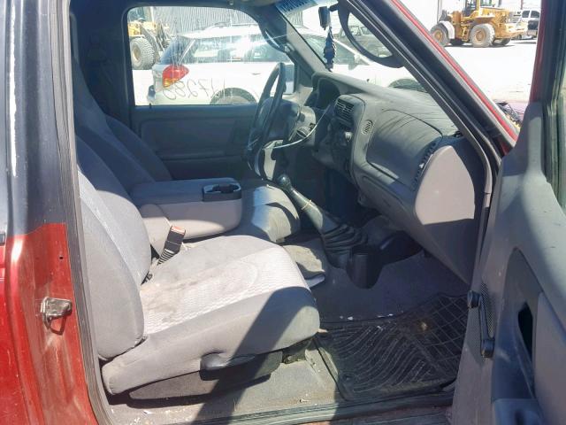 4F4YR17EX3TM08967 - 2003 MAZDA B4000 CAB RED photo 5