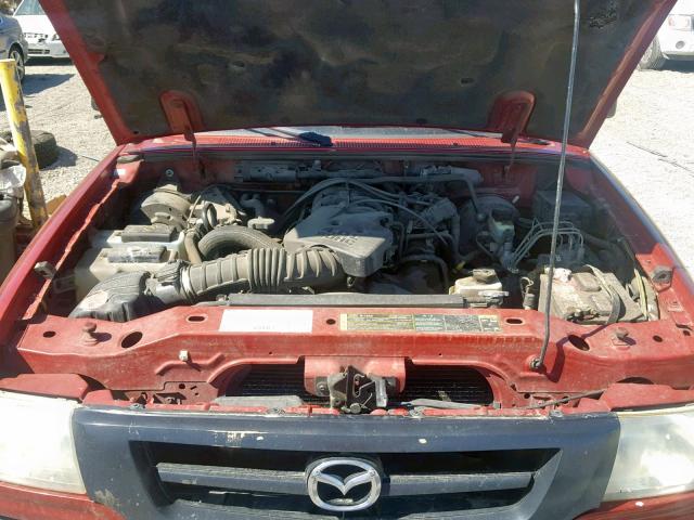 4F4YR17EX3TM08967 - 2003 MAZDA B4000 CAB RED photo 7