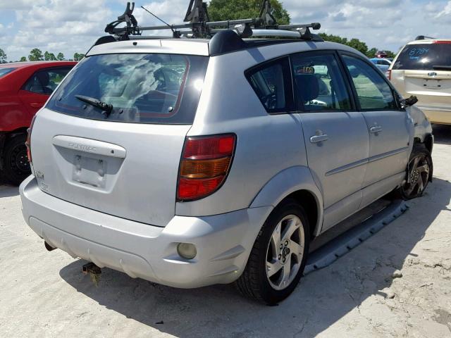 5Y2SL63845Z437216 - 2005 PONTIAC VIBE SILVER photo 4