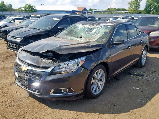 1G11F5SL9FF118859 - 2015 CHEVROLET MALIBU LTZ ნაცრისფერი ფოტო 2