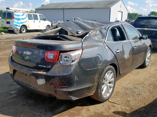1G11F5SL9FF118859 - 2015 CHEVROLET MALIBU LTZ ნაცრისფერი ფოტო 4