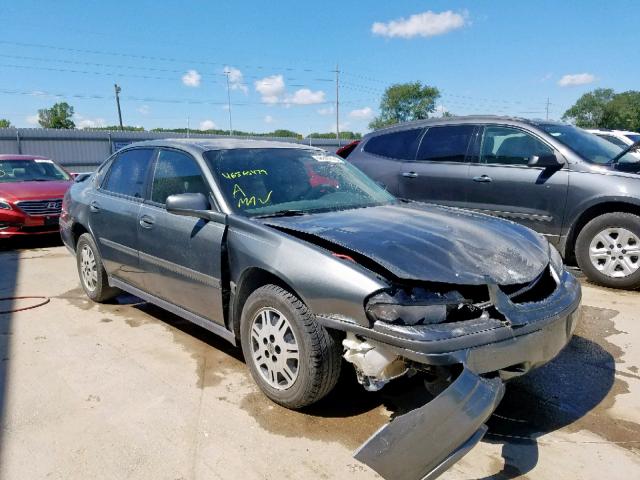 2G1WF52E159297493 - 2005 CHEVROLET IMPALA GRAY photo 1